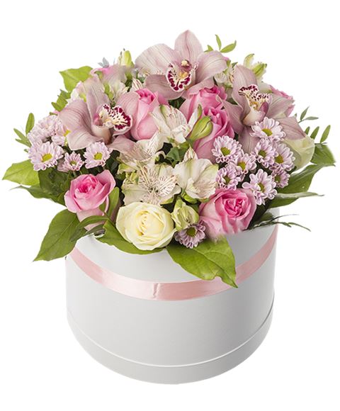 Fiori A Marcon Orchidee E Rose Rosa Idea Regalo Per Compleanno